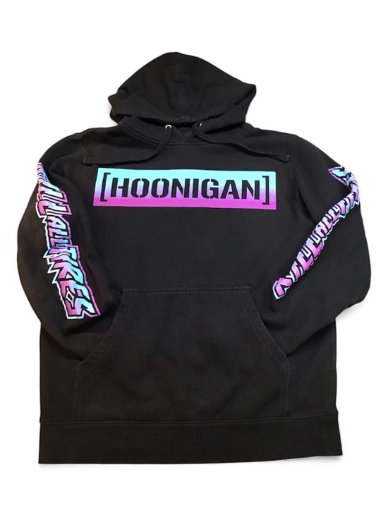 HOONIGAN CENSOR BAR KILL ALL TIRES FADE HOODIE - Picture 1 of 3